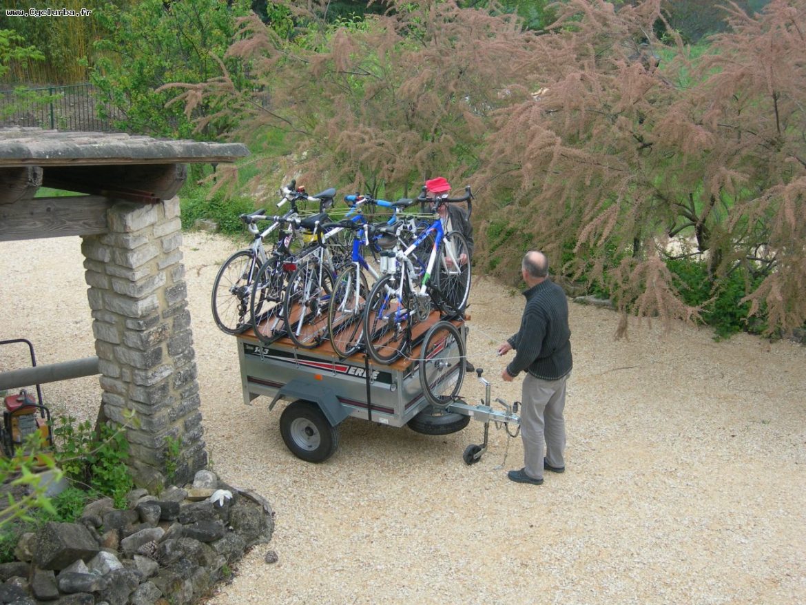 fabriquer un porte-vélo remorque